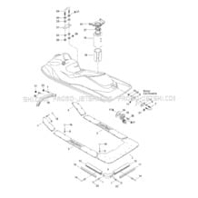 09- Body pour Seadoo 1998 GSX Limited 5625, 1998