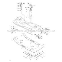 09- Body pour Sea-Doo 1998 GSX Limited, 5629 5845, 1998