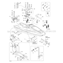 09- Body pour Seadoo 1998 GTX Limited, 5837 5842, 1998