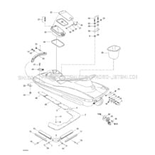 09- Body pour Seadoo 1998 GTX Limited, 5837 5842, 1998