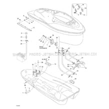 09- Body pour Seadoo 1998 XP Limited, 5665 5667, 1998