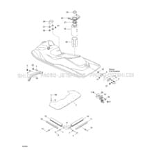 09- Body pour Seadoo 1999 GS, 5846 5847, 1999