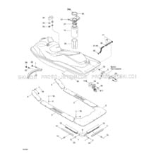 09- Body pour Seadoo 1999 GSX Limited, 5848 5849, 1999