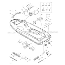 09- Body pour Seadoo 1999 GTS, 5883, 1999