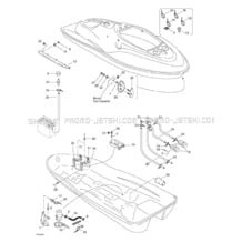 09- Body pour Seadoo 1999 XP Limited, 5868 5869, 1999