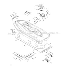 09- Body pour Seadoo 2000 RX DI, 5646 5656, 2000