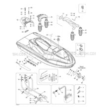 09- Body pour Seadoo 2000 RX, 5513 5514, 2000