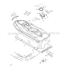 09- Body pour Seadoo 2002 RX, 5579 5580 5581 5582, 2002