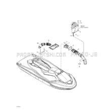 09- Hull And Body pour Seadoo 2003 GTX 4-TEC, Supercharged, 2003