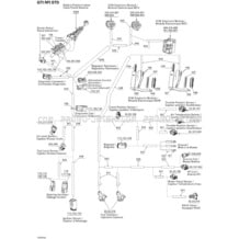 10- Electrical Harness STD pour Seadoo 2005 GTI RFI STD, 2005