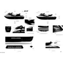 09- Decals pour Sea-Doo 2013 GTX S 155, 2013