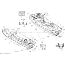 09- Decals pour Seadoo 2013 RXT 260 & RS, 2013