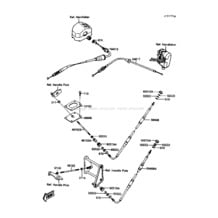 Cables pour Kawasaki 1990 X2