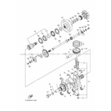 CRANKSHAFT & PISTON pour Yamaha 2019 WaveRunner EXR - ER1050U - 2019