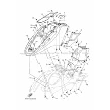 ENGINE HATCH 1 pour Yamaha 2019 WaveRunner EXR - ER1050U - 2019