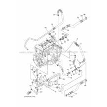 EXHAUST 2 pour Yamaha 2019 WaveRunner EXR - ER1050U - 2019