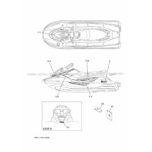 GRAPHICS pour Yamaha 2019 WaveRunner EXR - ER1050U - 2019