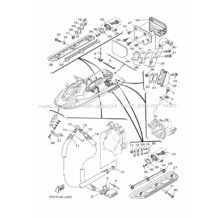 HULL & DECK pour Yamaha 2019 WaveRunner EXR - ER1050U - 2019