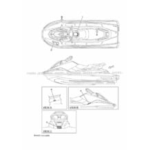 IMPORTANT LABELS pour Yamaha 2019 WaveRunner EXR - ER1050U - 2019