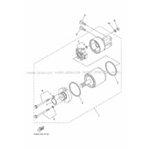 STARTING MOTOR pour Yamaha 2019 WaveRunner EXR - ER1050U - 2019