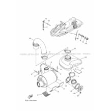 EXHAUST 3 pour Yamaha 2019 WaveRunner FX CRUISER HO - FB1800AU - 2019