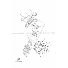 STEERING 3 pour Yamaha 2019 WaveRunner FX CRUISER HO - FB1800AU - 2019