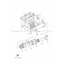 EXHAUST 1 pour Yamaha 2019 WaveRunner FX CRUISER SVHO - FC1800AU - 2019