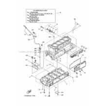 CRANKCASE pour Yamaha 2019 WaveRunner FX HO - FB1800U - 2019