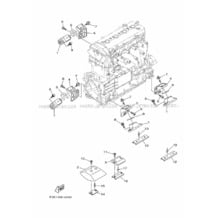 ENGINE MOUNT pour Yamaha 2019 WaveRunner FX HO - FB1800U - 2019