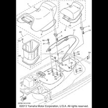 SEAT UNDERLOCKER pour Yamaha 1998 WaveRunner WAVE RUNNER GP760 - GP760W - 1998