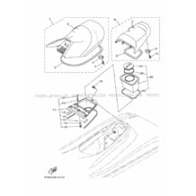 SEAT & UNDER LOCKER pour Yamaha 2019 WaveRunner FX HO - FB1800U - 2019