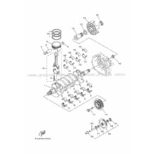 CRANKSHAFT & PISTON pour Yamaha 2019 WaveRunner FX LIMITED SVHO - FC1800BU - 2019