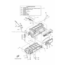 CRANKCASE pour Yamaha 2019 WaveRunner FX SVHO - FC1800U - 2019