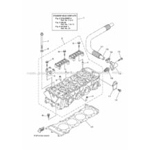 CYLINDER 2 pour Yamaha 2019 WaveRunner FX SVHO - FC1800U - 2019