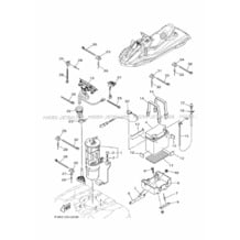 ELECTRICAL 3 pour Yamaha 2019 WaveRunner FX SVHO - FC1800U - 2019