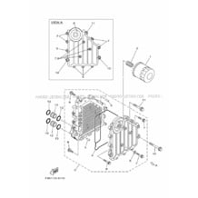 OIL COOLER pour Yamaha 2019 WaveRunner FX SVHO - FC1800U - 2019