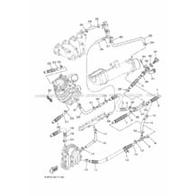 EXHAUST 2 pour Yamaha 2019 WaveRunner GP1800R - GP1800U - 2019