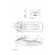 GRAPHICS pour Yamaha 2019 WaveRunner GP1800R - GP1800U - 2019