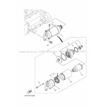 STARTING MOTOR pour Yamaha 2019 WaveRunner GP1800R - GP1800U - 2019