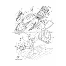 ENGINE HATCH 2 pour Yamaha 2019 WaveRunner VXR - VX1800AU - 2019