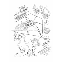 HULL & DECK pour Yamaha 2019 WaveRunner VXR - VX1800AU - 2019