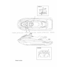 IMPORTANT LABELS pour Yamaha 2019 WaveRunner VXR - VX1800AU - 2019