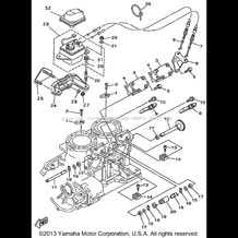 CYLINDER CRANKCASE 2 pour Yamaha 1998 WaveRunner WAVE RUNNER GP800W - GP800W - 1998