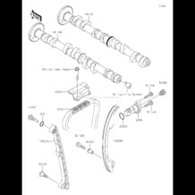 Camshaft(s) Tensioner pour Kawasaki 2019 STX-15F