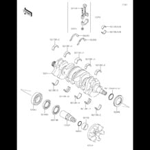 STX-15F'13 OEM (Hull-Front-Fittings) DAMPER,HATCH Used