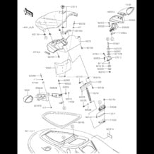 Hull Front Fittings pour Kawasaki 2019 STX-15F