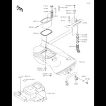 Hull Rear Fittings pour Kawasaki 2019 STX-15F