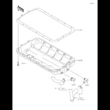 Oil Pan pour Kawasaki 2019 STX-15F