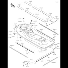 Pads pour Kawasaki 2019 STX-15F