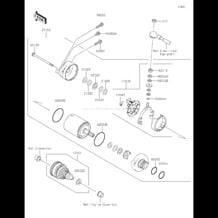 Starter Motor pour Kawasaki 2019 STX-15F